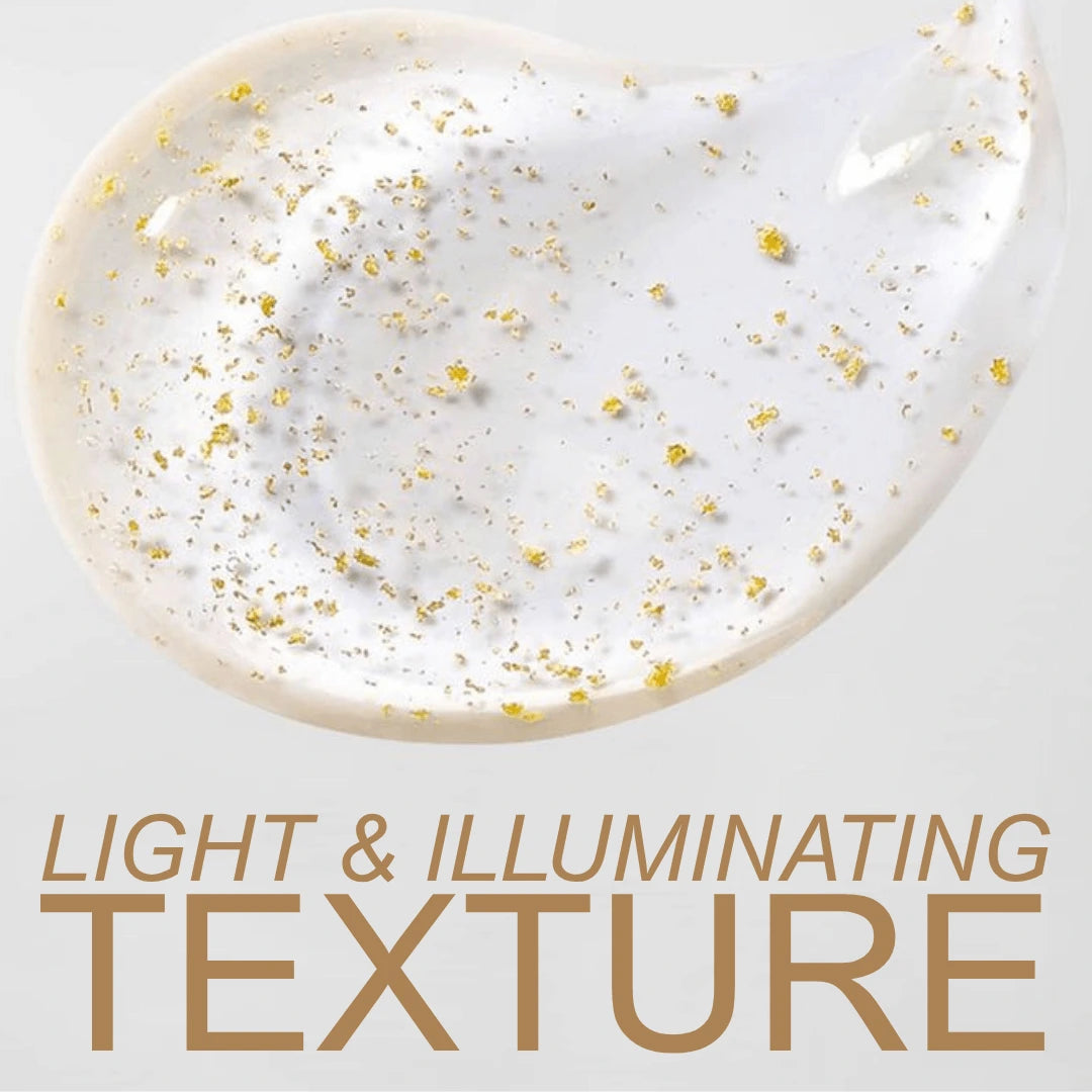 Elisir oro 24k - Radice di ginseng, niacinamide e vitamina C